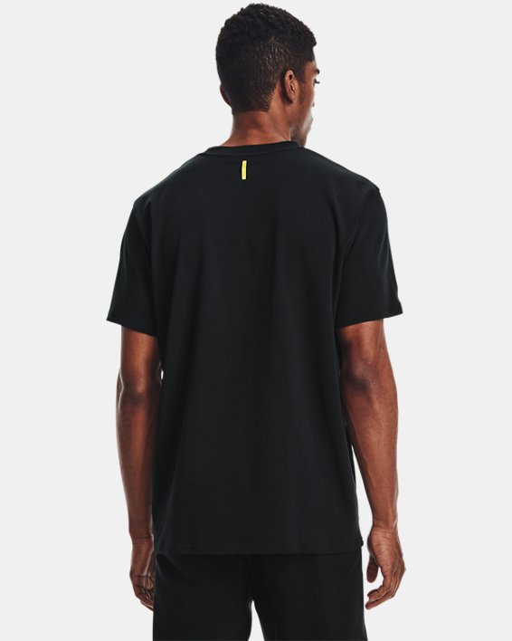Men's Curry Embroidered UNDRTD T-Shirt, Black, pdpMainDesktop image number 2
